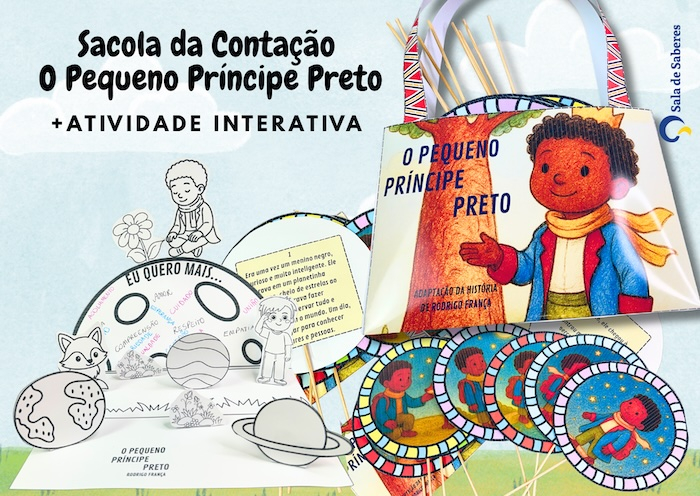 Imagem de Sacola da Contação: O Pequeno Príncipe Preto