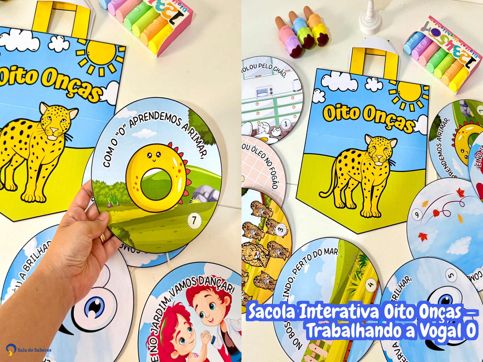 Preview de Sacola Interativa Oito Onças — Trabalhando a Vogal O