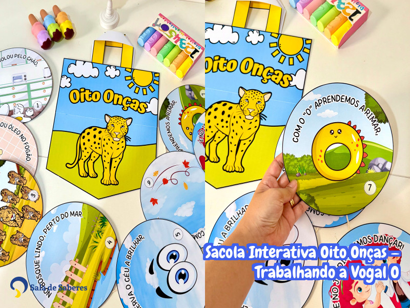 Imagem de Sacola Interativa Oito Onças — Trabalhando a Vogal O