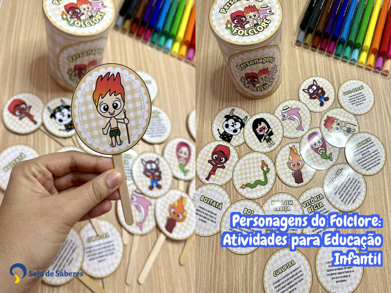 Imagem de Personagens do Folclore: Atividades para Educação Infantil