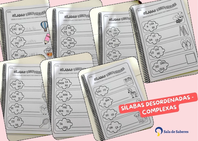 Sílabas Desordenadas - Complexas