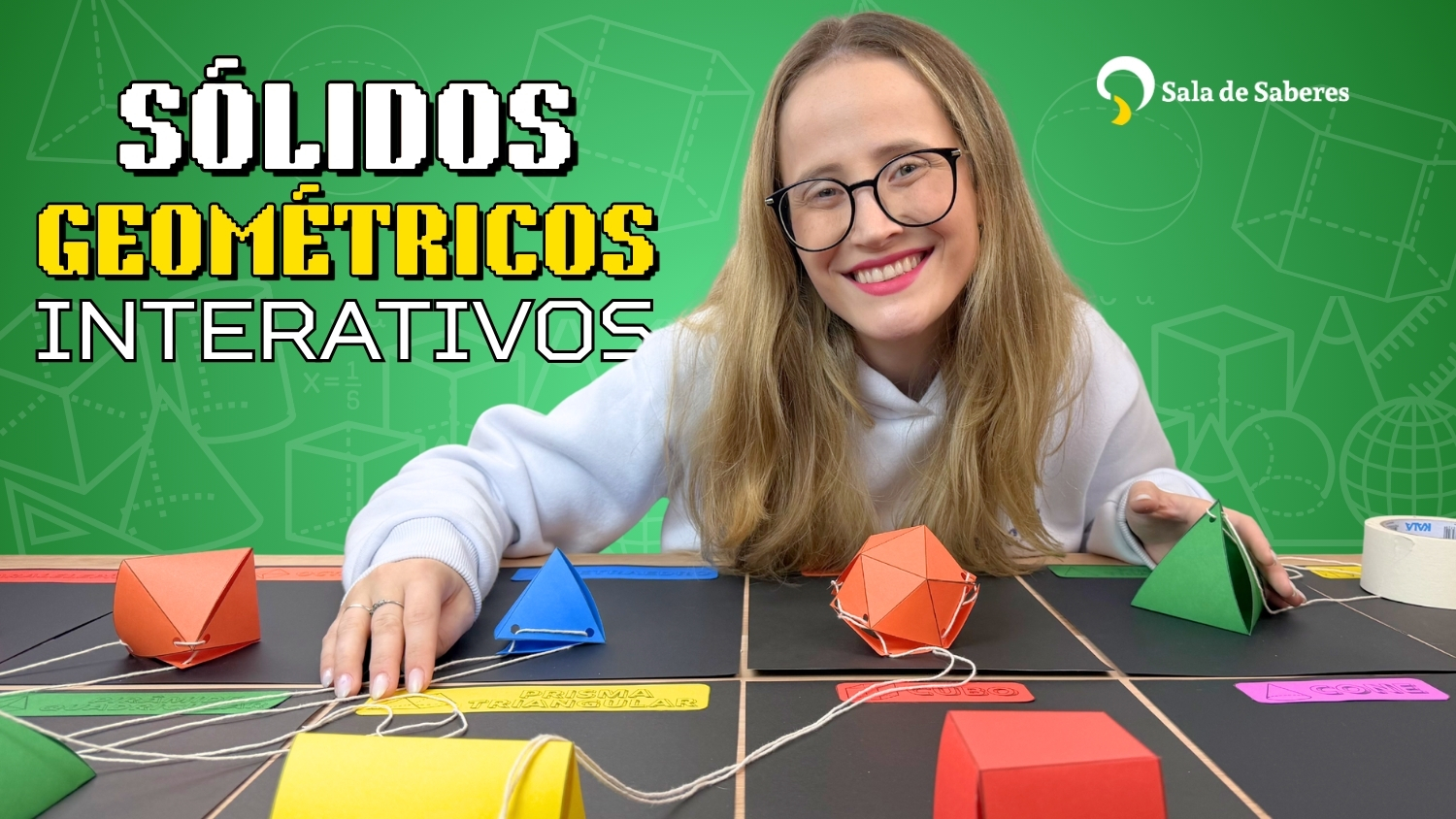 Imagem de Sólidos Geométricos Interativos - 12 Planificações