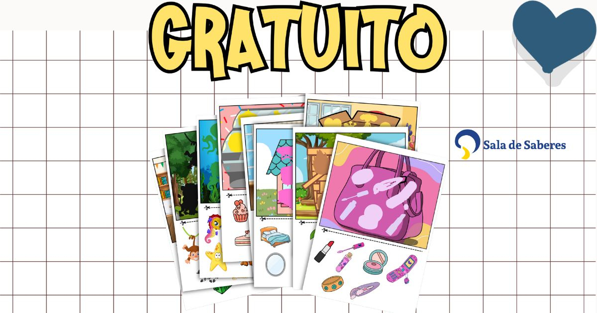 Preview de Atividades Educativas de Sombras para Recorte e Colagem