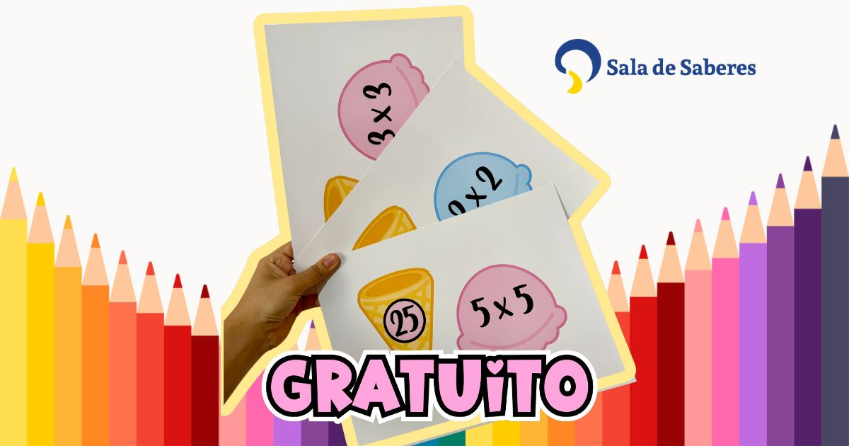 Preview de Montagem de Sorvetes para Fixação das Multiplicações