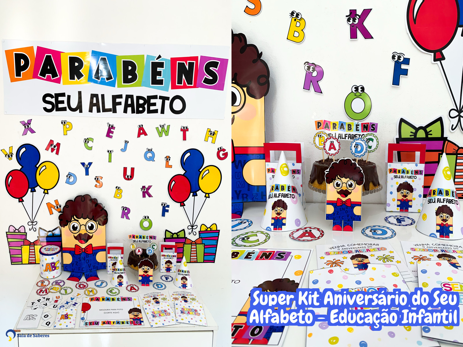 Preview de Super Kit Aniversário do Seu Alfabeto - Educação Infantil