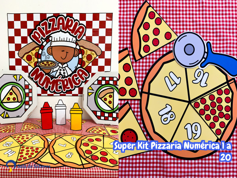 Imagem de Super Kit Pizzaria Numérica 1 a 20