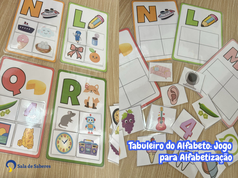 Imagem de Tabuleiro do Alfabeto: Jogo para Alfabetização