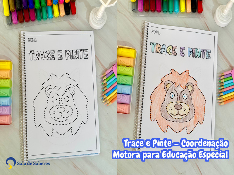 Imagem de Trace e Pinte — Coordenação Motora para Educação Especial