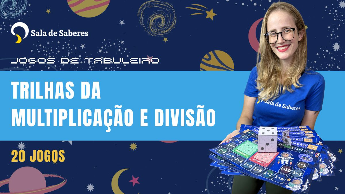 Imagem de Trilhas da Multiplicação e Divisão — 20 Jogos em PDF