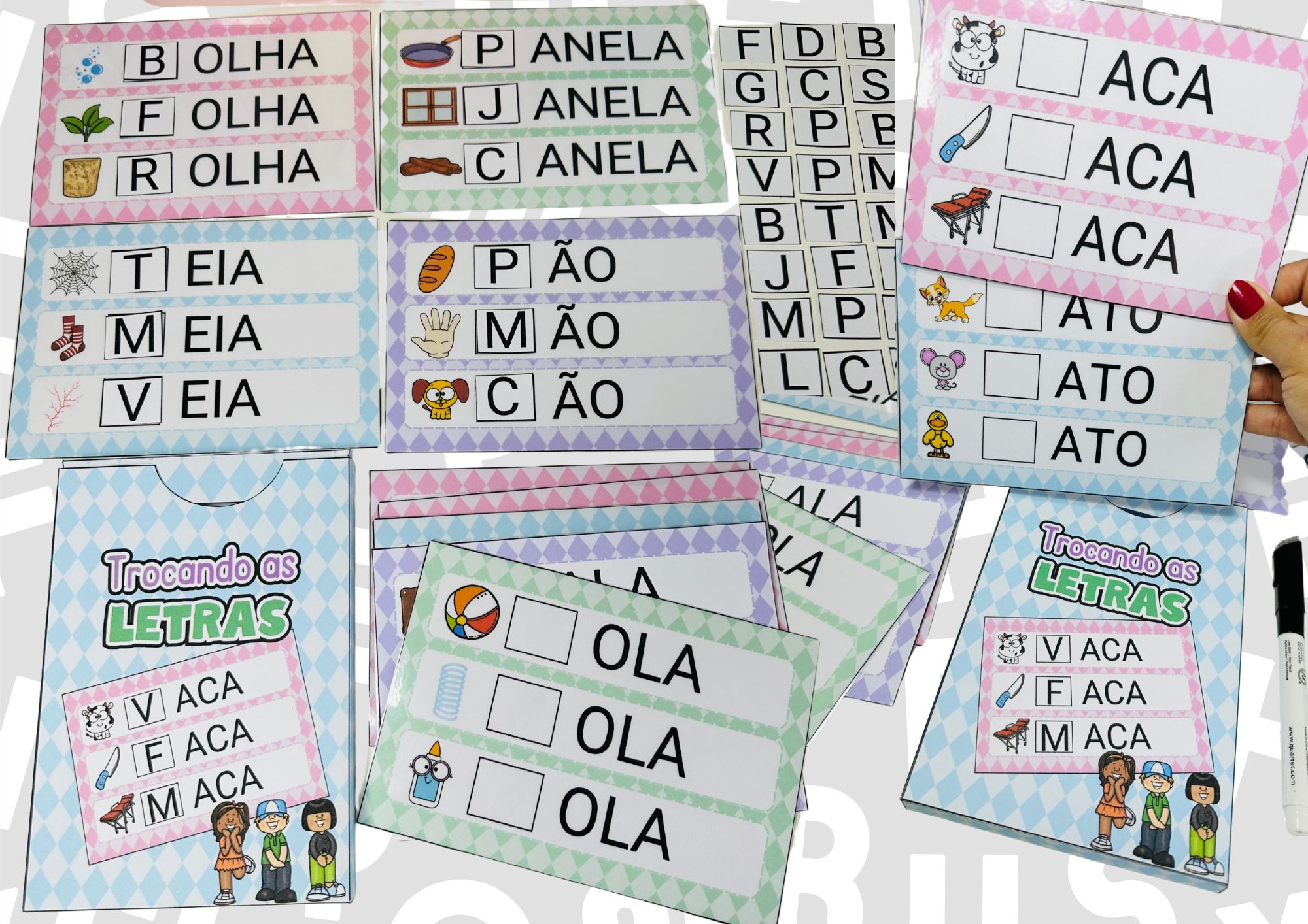 Preview de Trocando as Letras - Consciência Fonológica
