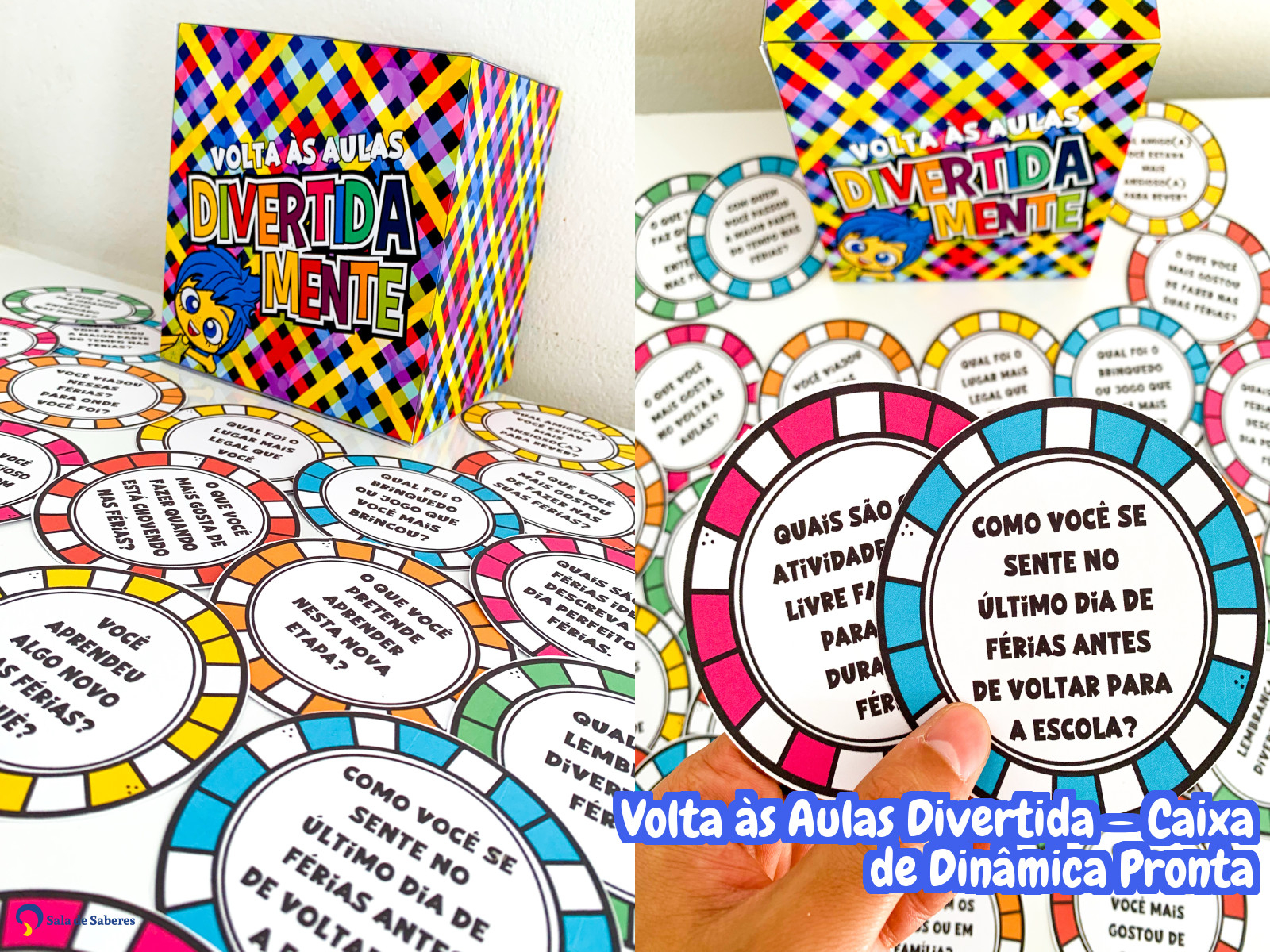 Preview de Volta às Aulas Divertida — Caixa de Dinâmica Pronta