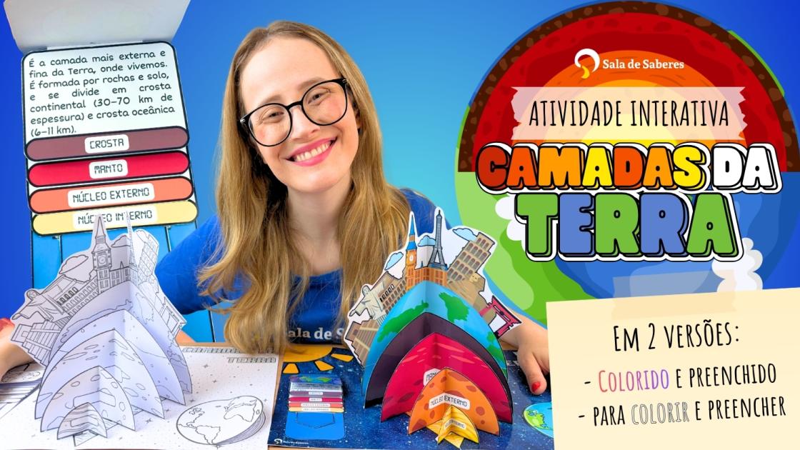 Atividade Interativa das Camadas da Terra