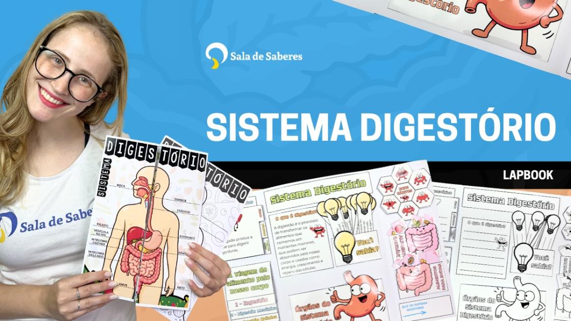 Lapbook Interativo do Sistema Digestório em PDF