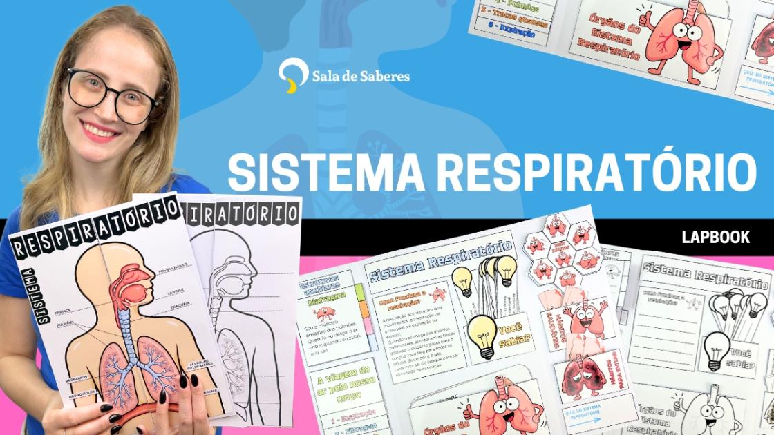 Lapbook Sistema Respiratório - PDF - Colorido e para colorir