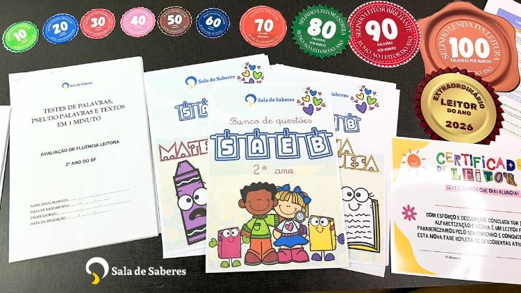 Pacote 2º ano: preparatório para o SAEB e Fluência Leitora
