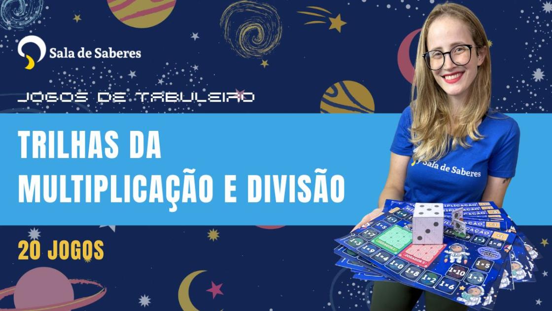 Trilhas da Multiplicação e Divisão — 20 Jogos em PDF