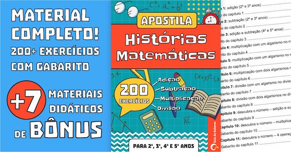 Apostila de Histórias Matemáticas para 2º, 3º, 4º e 5º anos