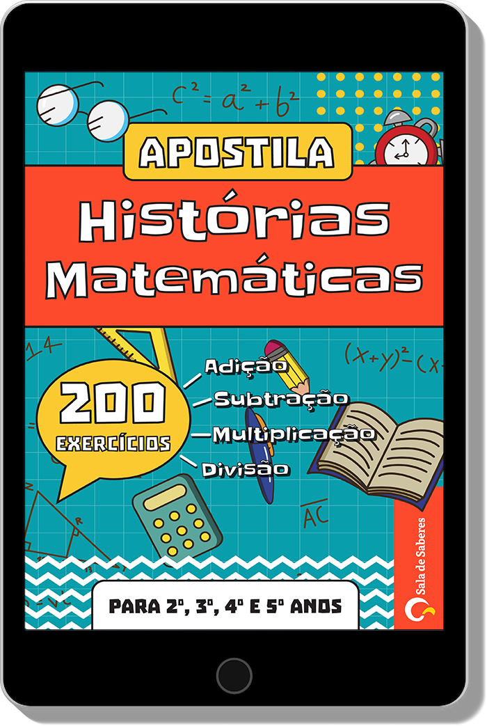 Mockup de tablet com a apostila aberta