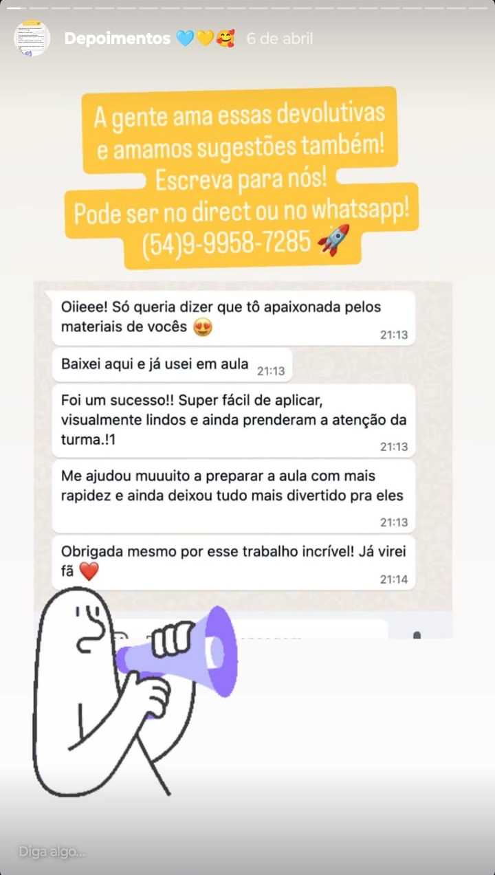 Depoimento no WhatsApp 2